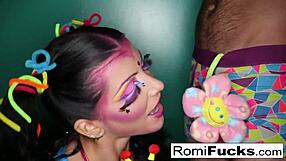 Romi Rain Feels Deep Emotion Sucking Fat Cock