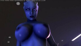 Liara Rides Cowgirl in POV 3D Anime Hentai!