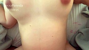 Incredible homemade sex with a pregnant petite amateur wife leads to cowgirl riding and creampie climax