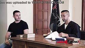 Sexy právnička Helena Valentine vyjednává DP na soudu s nadrženou Aishou GP362