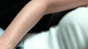 omg, fingering this tight pussy to orgasm right in the public car park