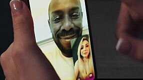 بيضاء صغيرة لطيفة تركب زب أسود كبير بقوة