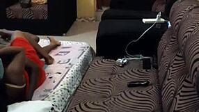 girlfriend catches me in bed with her friend, punishes me roughly, ends happily