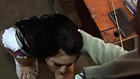 eva angelina tempts her professor with risky games and intense fucking