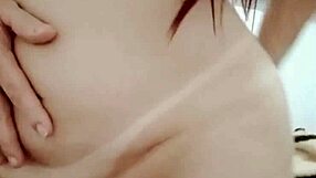Intense Solo Jerking On Phone Screen