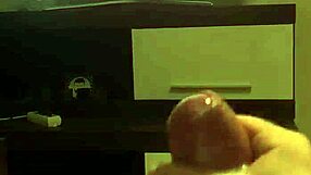 victoria june delivers intense handjob leading to cumshot on her pussy