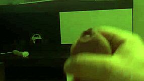 victoria june delivers intense handjob leading to cumshot on her pussy