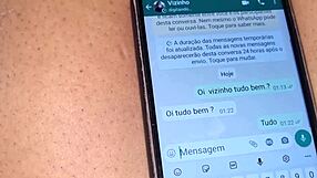 I met this sexy pornstar neighbor from the app who gives amazing anal blowjob with her big tits.