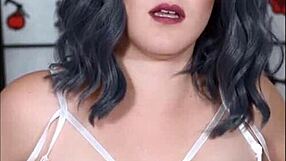 Vanessa Rose Delivers Intense Cumshots in Goth Redhead Creampie Compilation