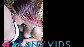 Lauren Latina and Xara Rouxxx Have Sex with Cousin in Abandoned House on Halloween in Medellin Colombia