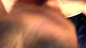 Wife gags on sloppy deepthroat blowjob