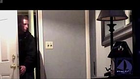 who tricked you into this gloryhole blowjob?