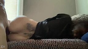 Cuckold teacher cheats with skinny wife for anal cumshot in tight ass