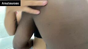 Latina Teen Hides Bathroom Fuck With Big Black Cock