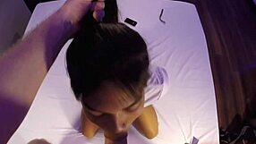 Can Ladyboy Kib's blowjob skills handle this challenge?