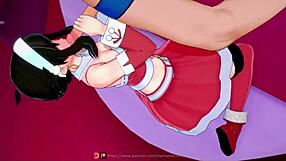 Йор Форджер в костюме Санты в праздничном мультяшном действе