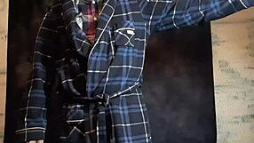 Gay solo masturbation in Spain with cock and vagina