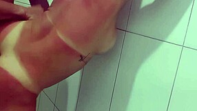 my wife and i enjoy a relaxing bath in the hotel bathroom