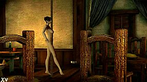 Young Women Performing Traditional Dao-Pipe Dance Routine