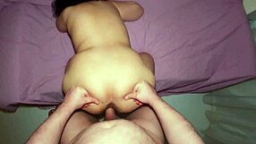 Homemade video with a cute and beautiful girl