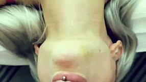 Caught step sister and fucked in her mouth