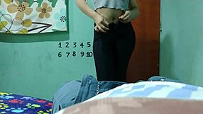 petite chica joven getting fucked by her stepbrother while parents are away