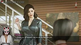 Ms. Denvers Teases with Big Tits in This Cartoon Milf Game?