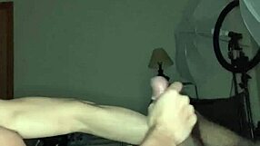 Jerking Off Cock to Porn