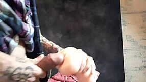 Gay solo masturbation in Spain with cock and vagina