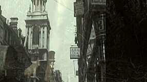 Retro babe gives hairy blowjob in vintage antique scenes