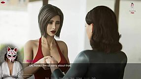 Ms. Denvers Teases with Big Tits in This Cartoon Milf Game?