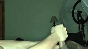 Jerking Off Cock to Porn