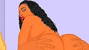 Cherokee D Ass Rides Monster Cock Hard