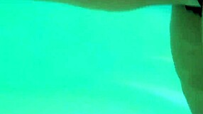 blonde amateur fucks passionately in the pool with close up shots capturing every detail