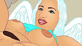 Destiny Displays Thick Curvy Body, Amanda Bounces Big Tits