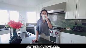 Big tits stepmom teaches stepson fucking