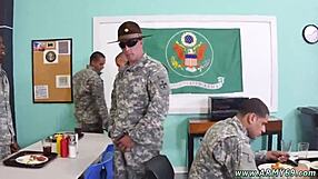 How to relieve the boy with gay sex, drill sergeant