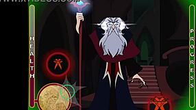 Giantesses, and their ability to throat his sperm in a cartoon game