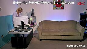 Scientist Ashley Fires Creates Perfect Clone with Shaved Sex and Toys!