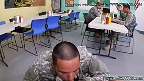 How to relieve the boy with gay sex, drill sergeant