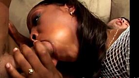 Sexy Black Babes Suck And Fuck White Guys In Threesome Lingerie