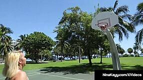 pawg nina kayy plays with big black cock