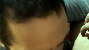 in this gay scene, he sucks his boyfriend's cock passionately