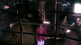 Watch Anil Kapoor and Madhuri kissing in this romantic scene.