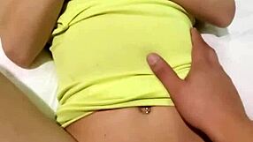 Tiny Latina Teen Fucked In Green Miniskirt Moaning Loudly