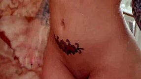 Is christy mack teasing her big tits in the shower?