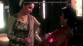 Watch Anil Kapoor and Madhuri kissing in this romantic scene.