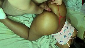 This slim brunette slut is getting her first experience of a massive hard cock in a sizzling anal sex scene