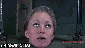 elegant blonde cutie tests new dildo with blowjob and masturbation