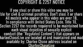 How Does Charlee Chase Dominate Carissa with Strap-On Fucking?